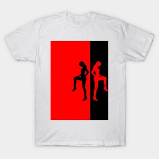 High Heels Red & Black T-Shirt